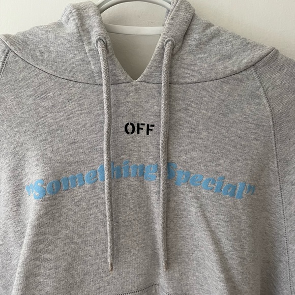 Off-White “Something Special” Cropped Hoodie - Picture 1 of 5